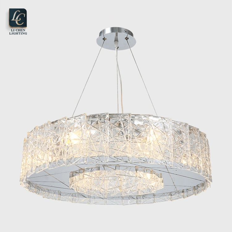 New Design Stainless Steel Glass Modern LED Pendant Lamp