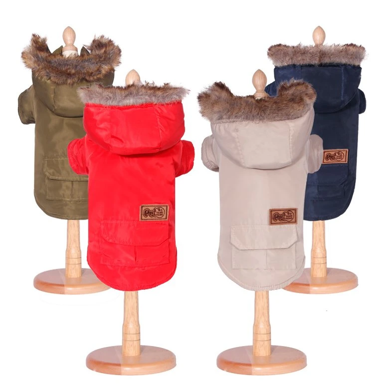 Pet Apparel Accessories Keeping Warm Pet Clothes Bear Print Cute Dog Sweater Winger Plush Dog Clothes