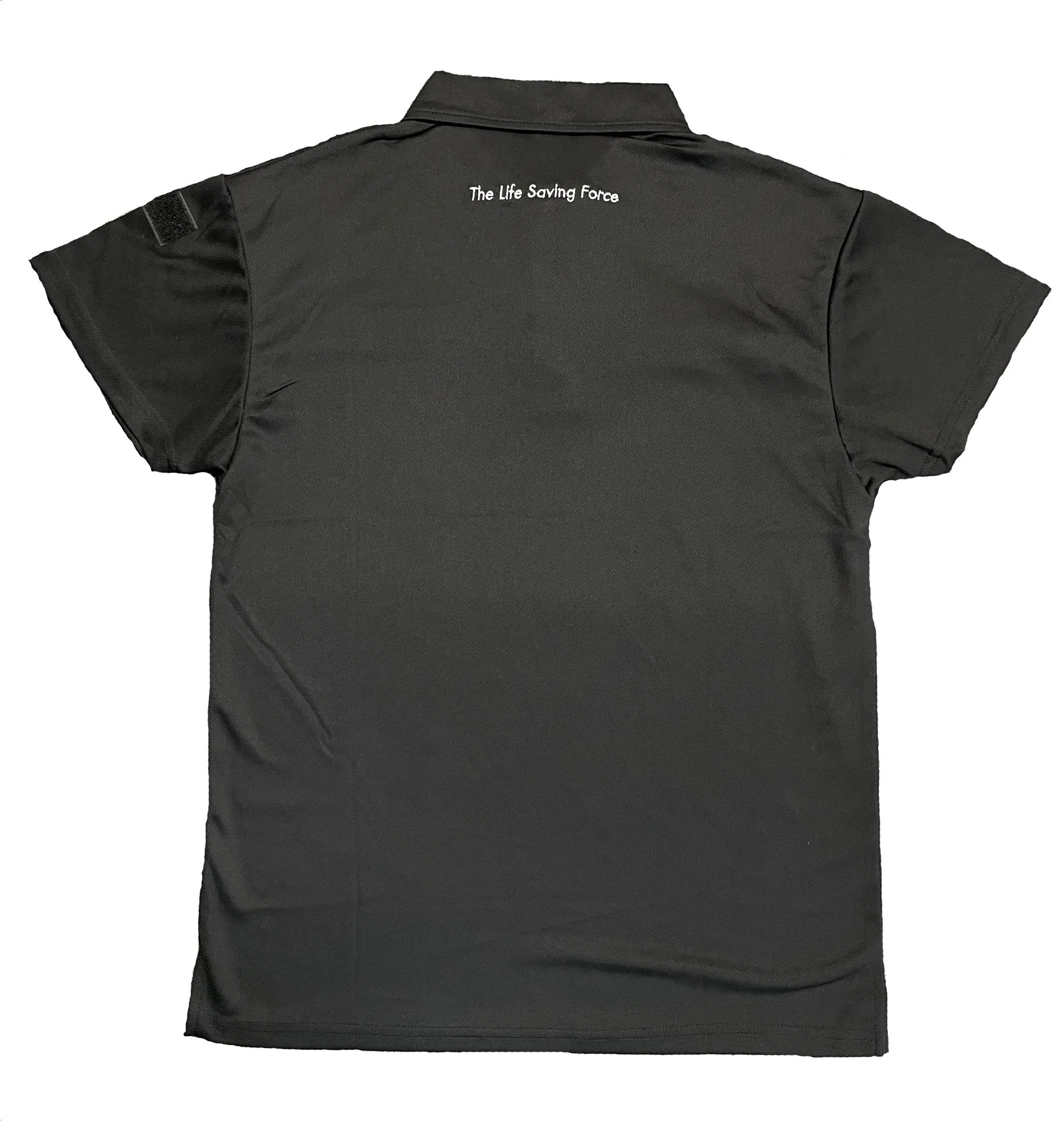 Custom Black Tee Shirts with Short Sleeve & Embroidery Logo