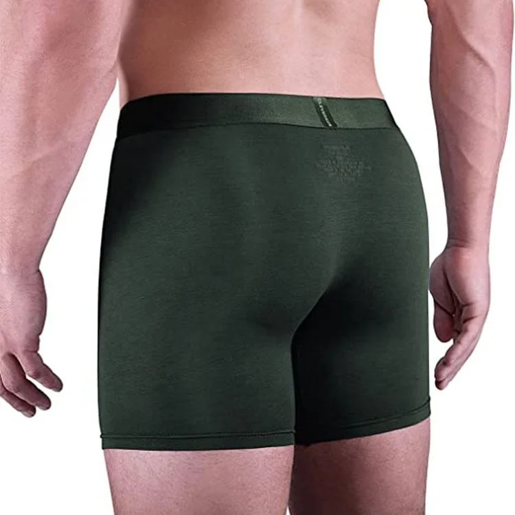 Commerce de gros hommes sexy Lingerie Mens Boxer modal des mémoires de l'humidité des écoulements sous-vêtements de coton de voyage pour les hommes