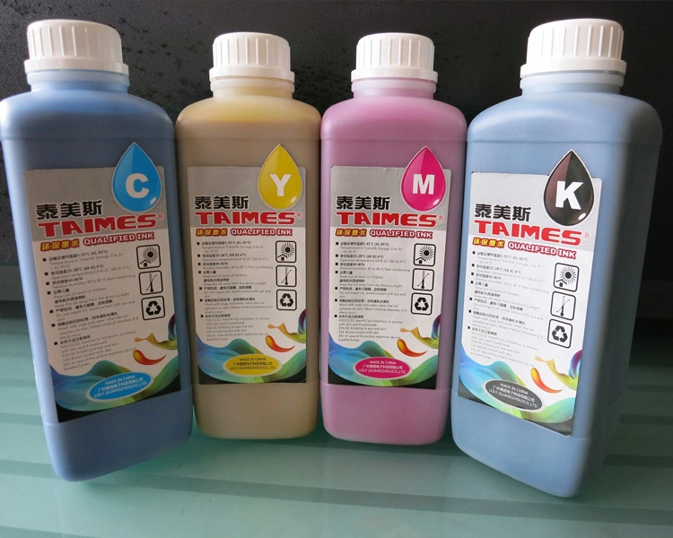 Taimes Original Eco Solvent Ink for Dx5 Head Vinyl Flex Sticker PVC Pet Printing Ink Pigment Ink for Digital Printer Inkjet Printer Made in China Factory