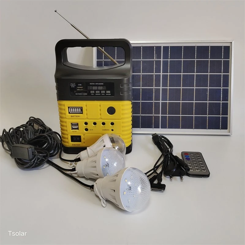 Solar Home Lighting System LED Power Lamp Solar Torch Light Flashlight Solar Power Kit