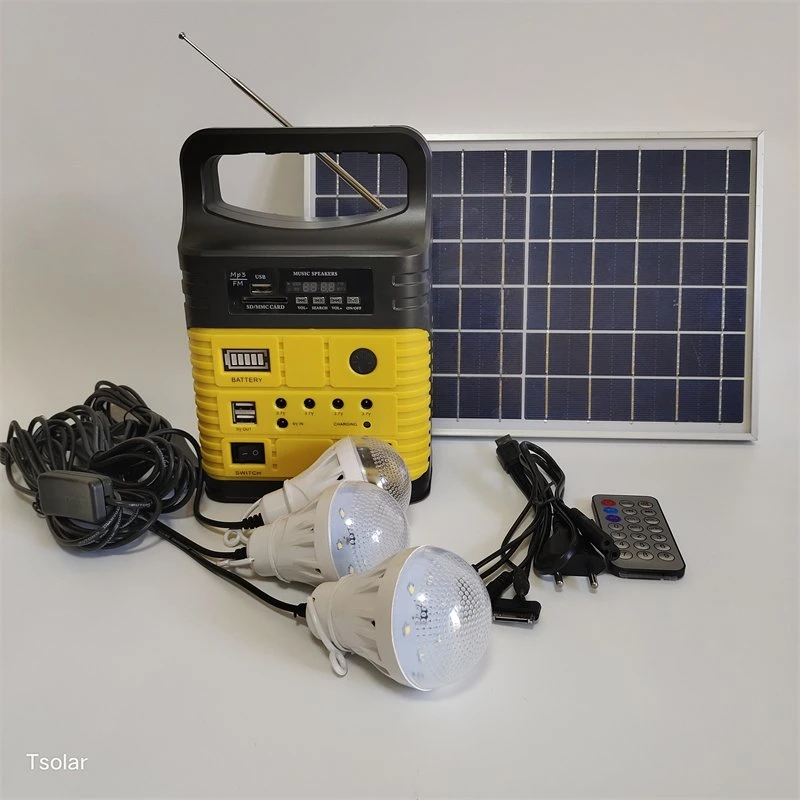 Solar-Home Beleuchtungssystem LED Power Lamp Solar-Taschenlampe Taschenlampe Solar Power Kit