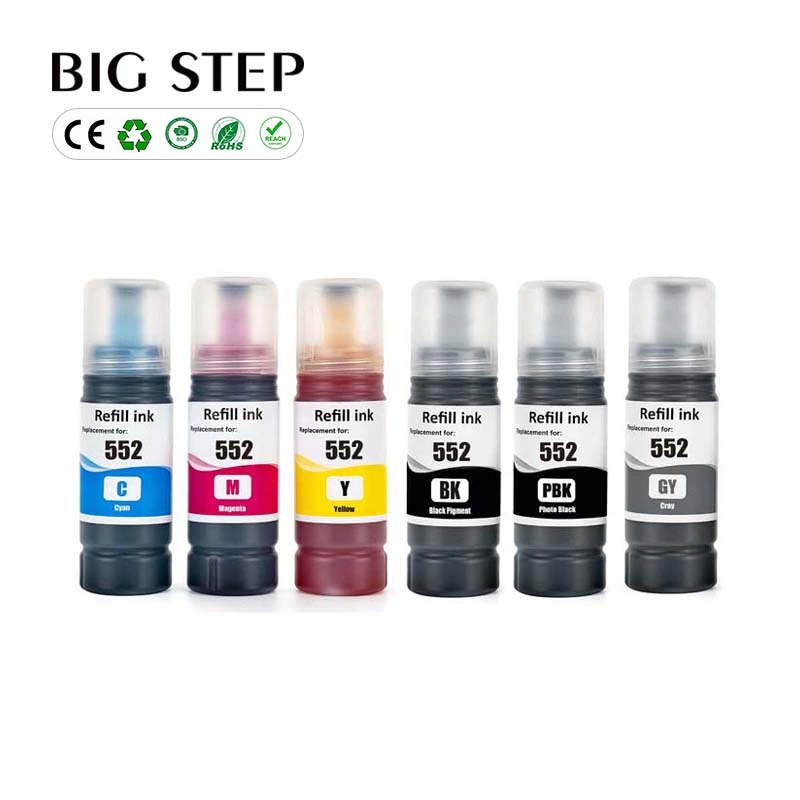 Encre de rechange en gros 552 encre à colorant Sublimation pour Epson Ecoank Imprimante et-8500 et-8550