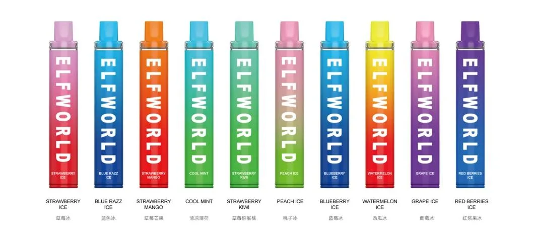 Nuevo lanzamiento de Authentic Elfworld 2500 Puffs High Value Disposable/Chargeable VAPE Precio original de fábrica al por mayor