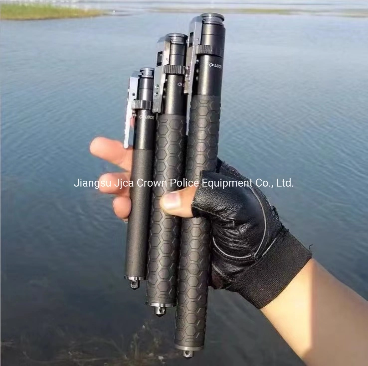 Factory Direct Supply Carbon Steel Black Police Expandable Baton