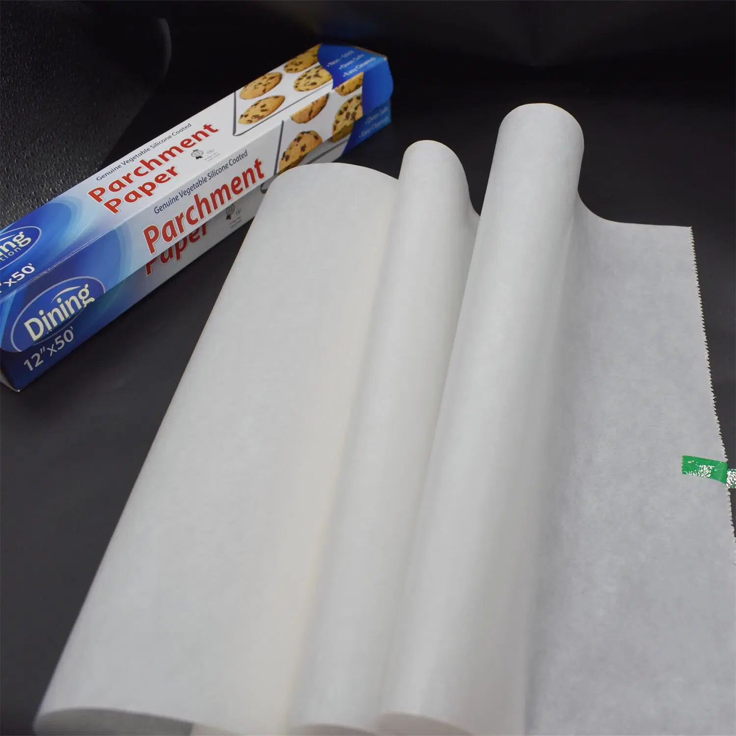 Papel para hornear de pergamino recubierto de silicona a prueba de grasa Easy Cut