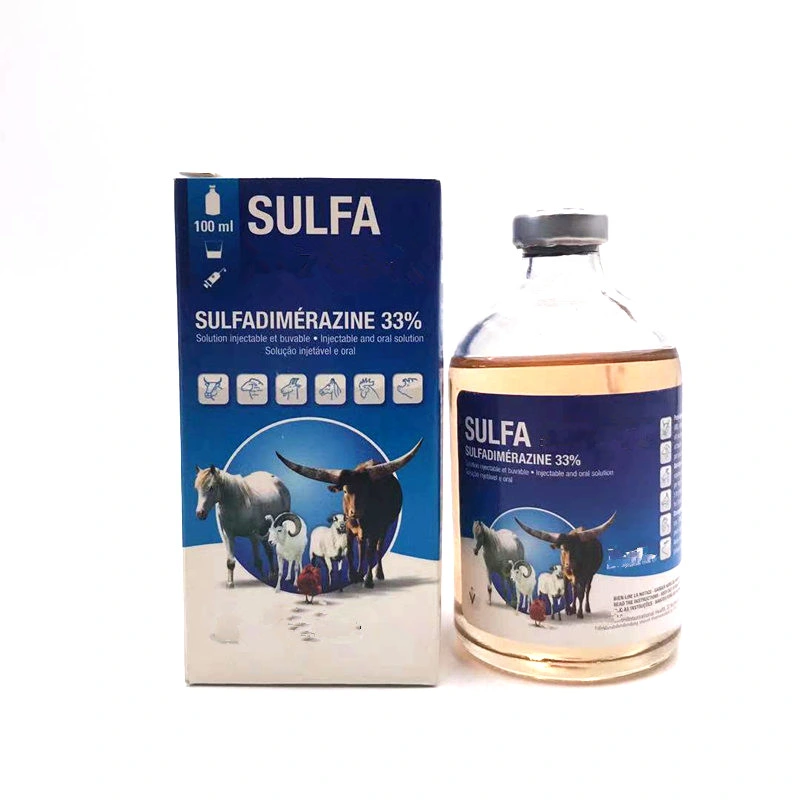 Veterinary Medicine Sulfadimidine Injection for Animal Use with Good Quality