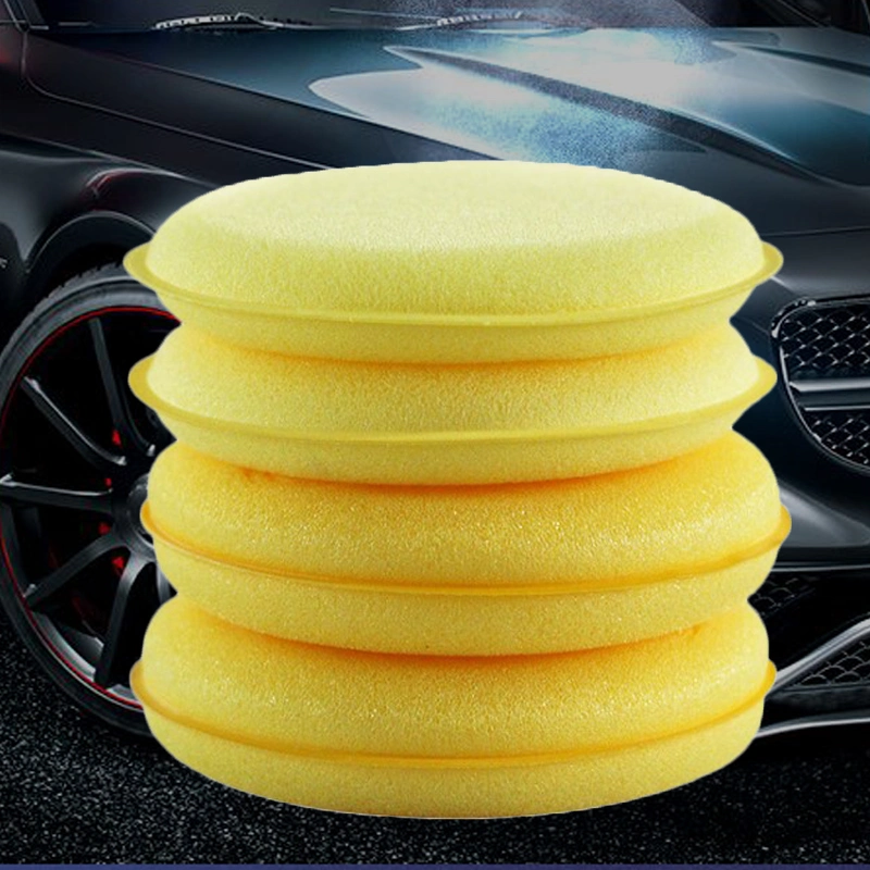 Car Beauty Polishing Round Edging Sponge Cleaning and Waxing Factory Direct Supply