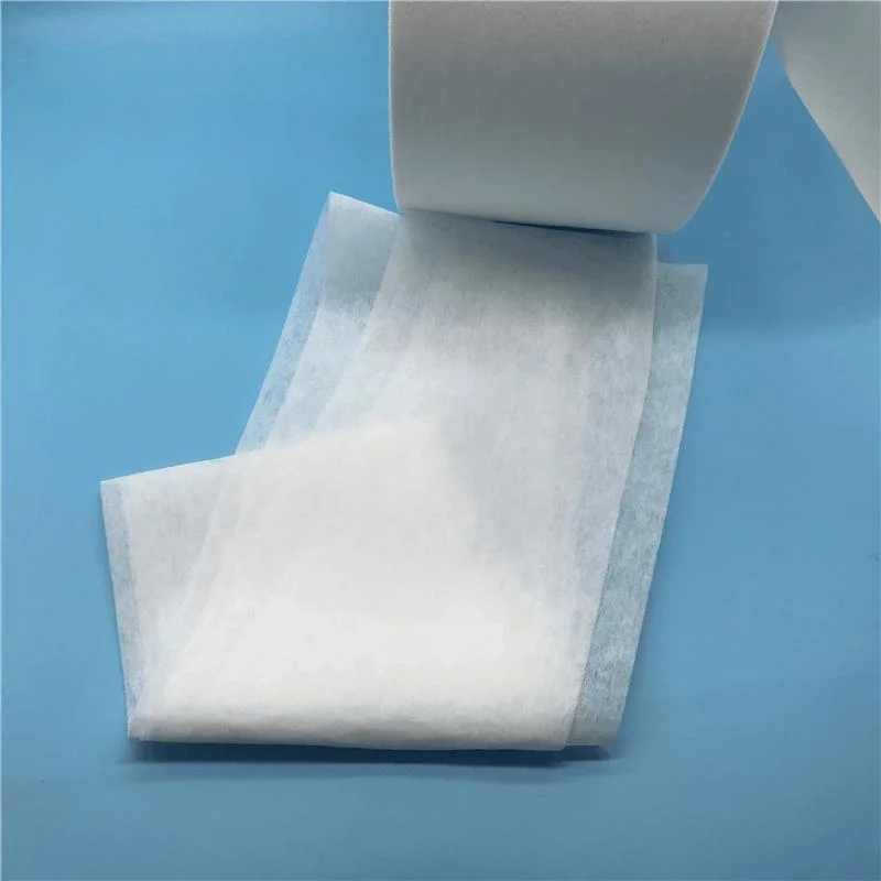 Es Non-Woven Hot Air Through Nonwoven Sanitary Napkin Top Sheet Material