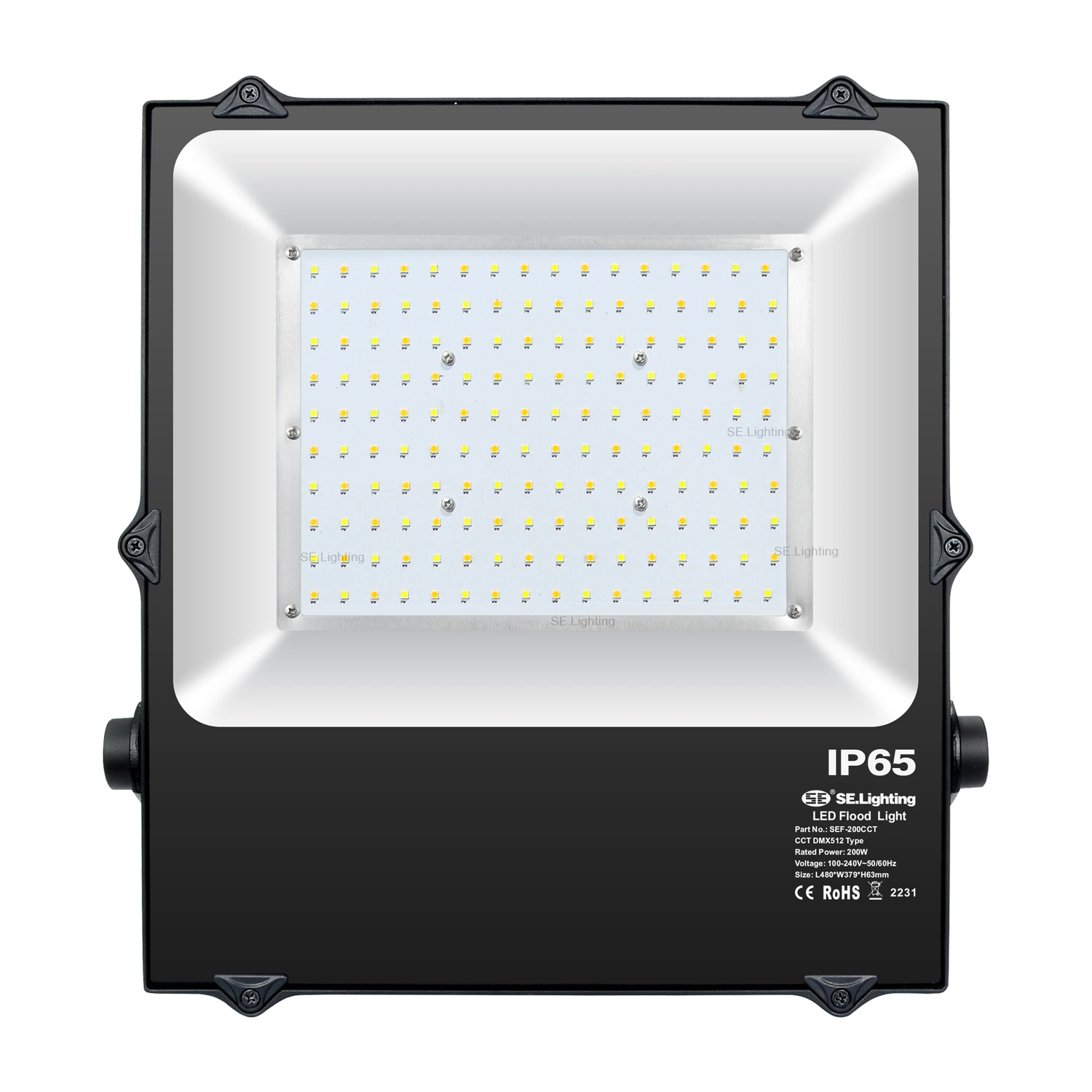 3000K+6500K réglable éclairage LED DMX CCT Stade M