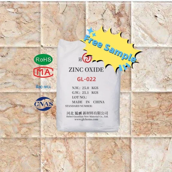 Free Sample White Powder High Quolity Building Raw Materials Zinc Oixde for Floor Tile/Ceramic