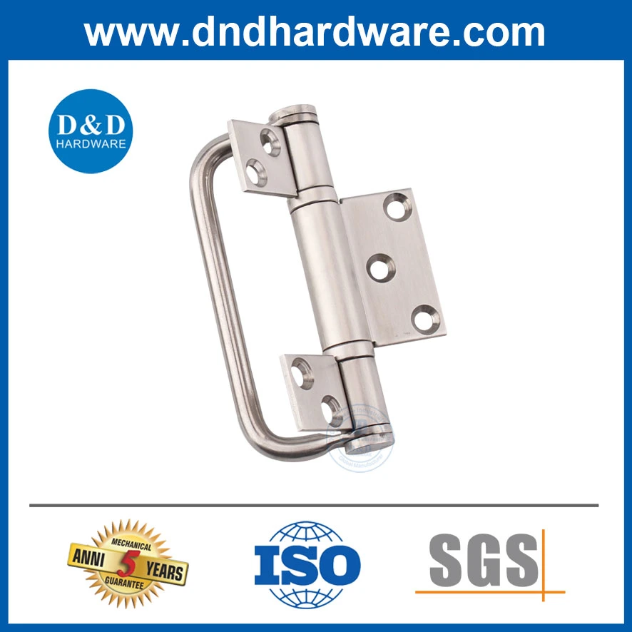 Ss 2 Ball Bearing Three Leaves Hinge with Handle for Folding Door