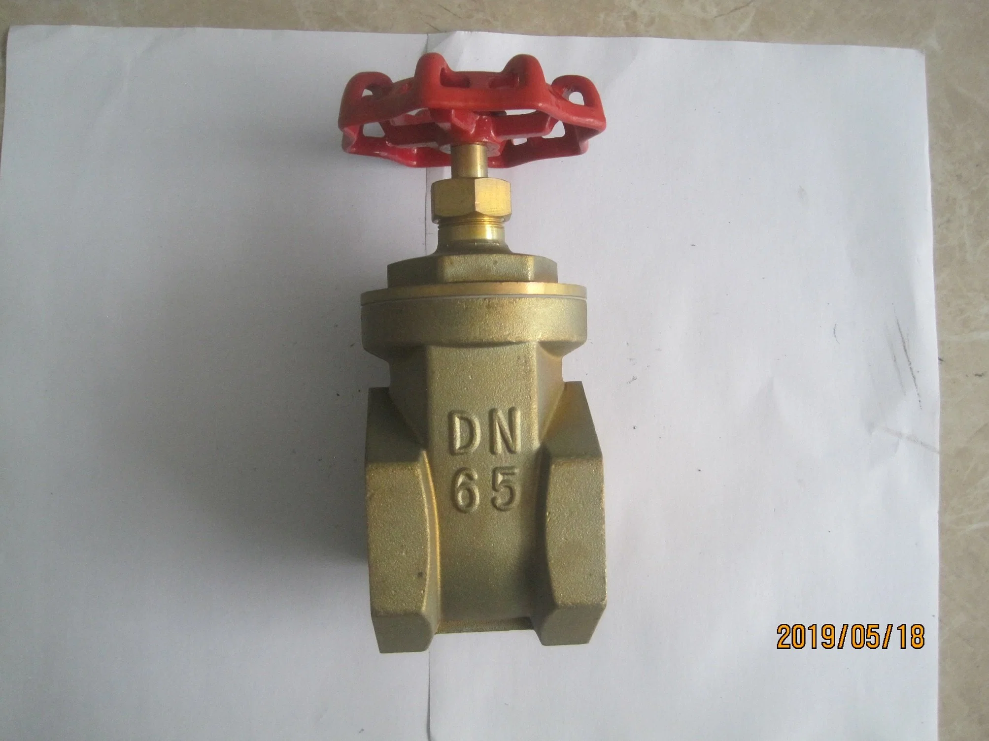 1 1/2 Inch Brass Stem Aluminum Handwheel Gate Globe Valve