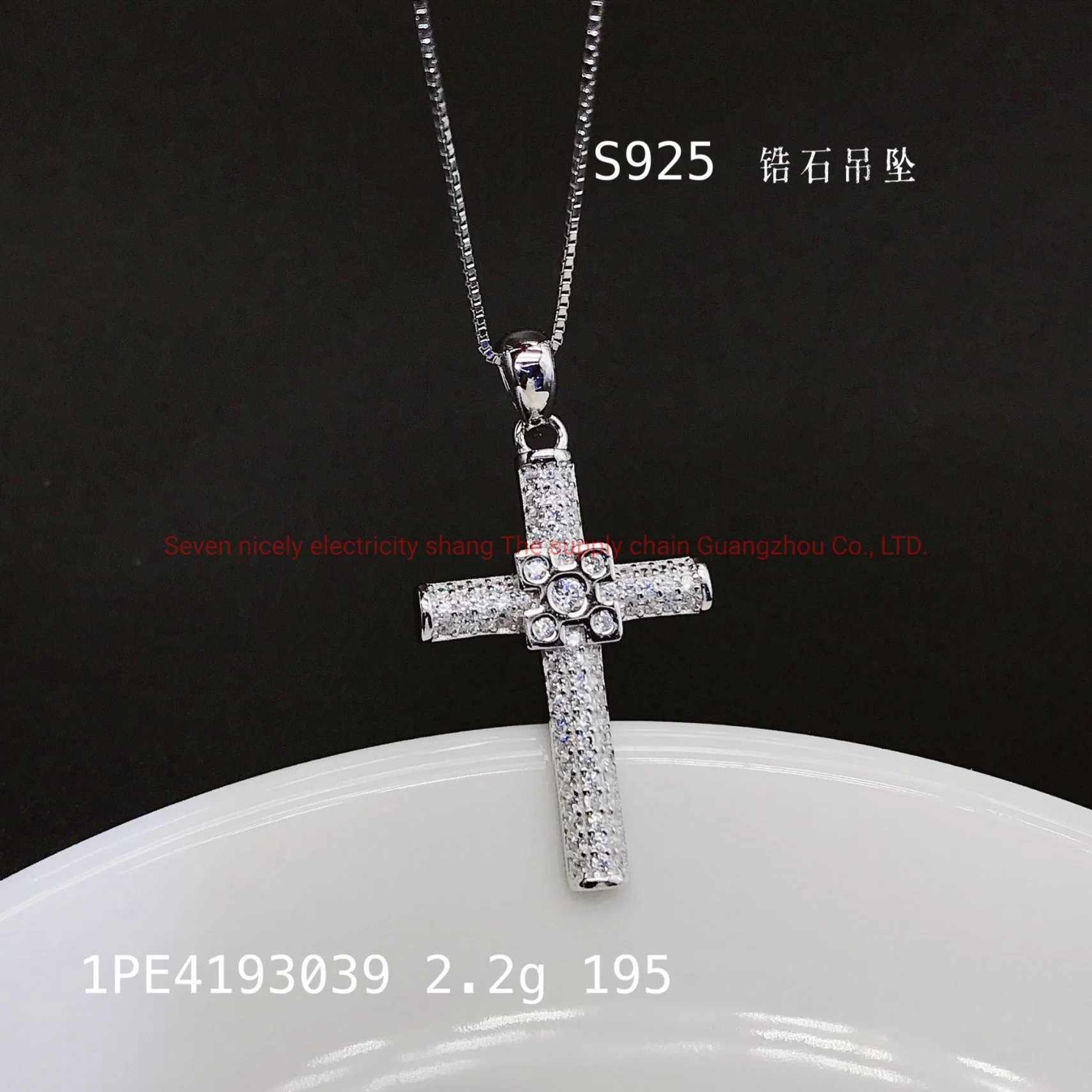925 Streling Silver Wholesale/Supplier Jewellery Religious Bestselling Pendant New Arrival K-Gold Quality Women Accessories Custom Jewelry Popular Gift Cross Pendant