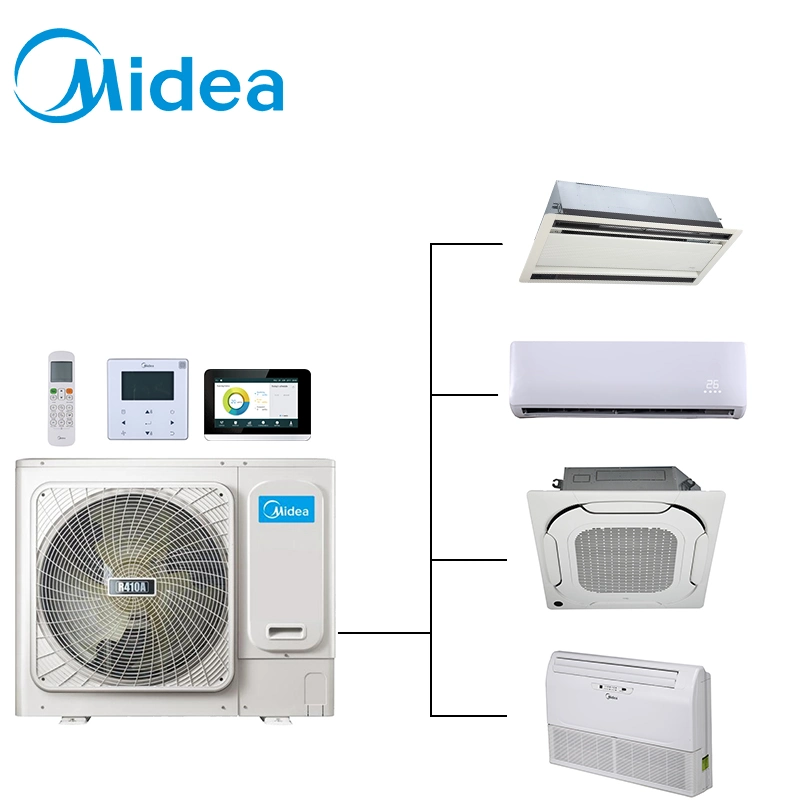 مكيف هواء نظام التعليق الهوائي متعدد المنقسم VRF الصغير MIDEA لـ بلازا