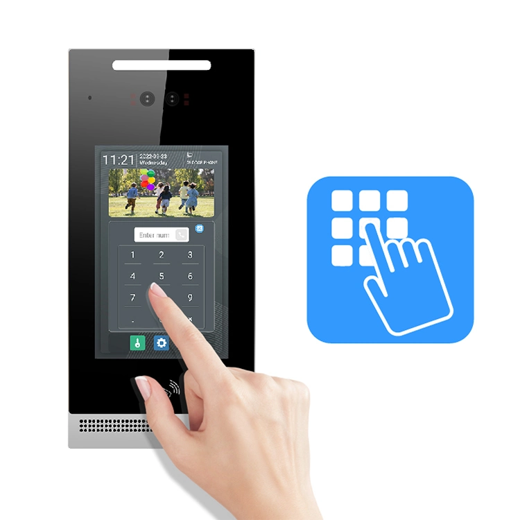 Nouvelle interface utilisateur de la porte de la conception Bell intercom vidéo d'accueil de la porte de sécurité du système de téléphone