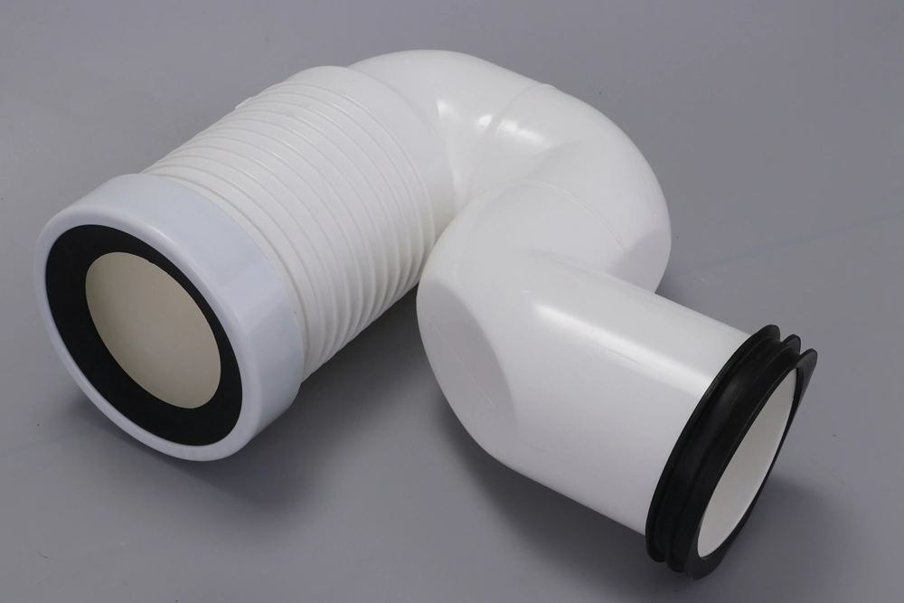 WATERMARK Plastic Flexible Drain Hose To 102mm Soil Pipe Toilet Pan Connector