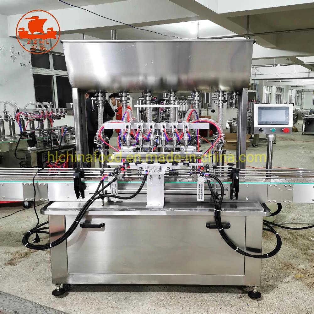 Bottle Oil Jam Lotion Liquid Shampoo Filling Machine with Sealing Packaging Line