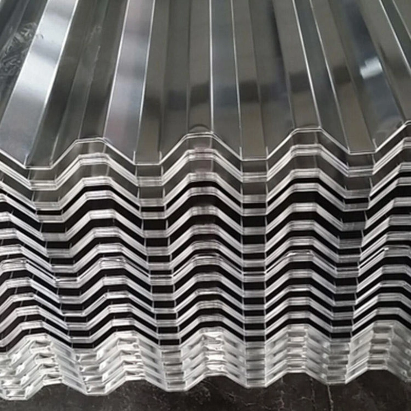 Fabricación en fábrica Z140 Z180 Plancha de acero galvanizado Corrugado recubierto de zinc Chapa de acero