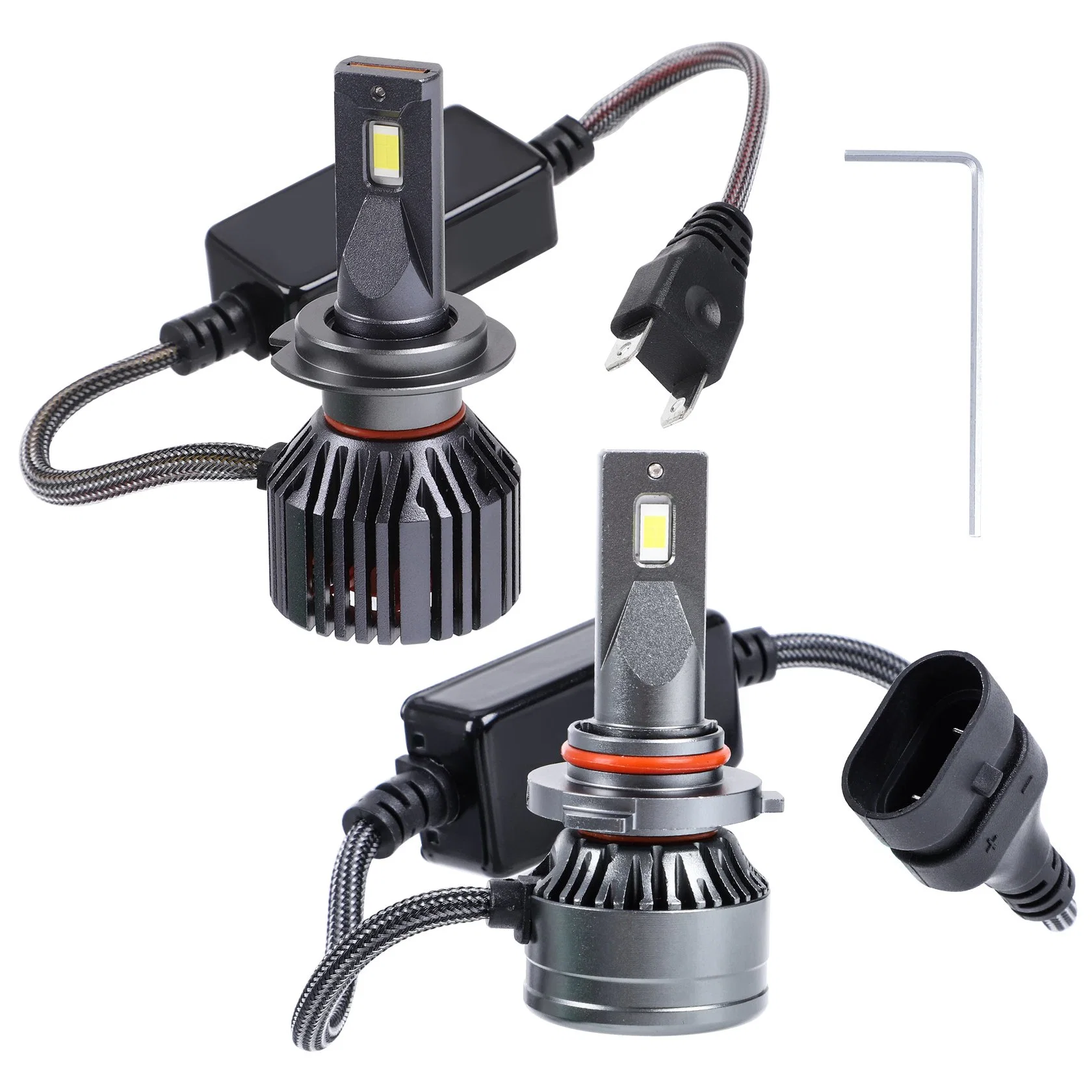 H1/H7/H4/9005/H11/9012 LED Auto Light Car LED Headlamp with 45W and Xenon Kit