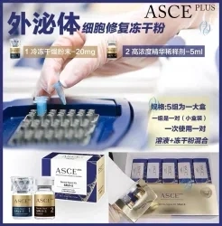 Korea New Asce+Srlv Stem Cell Exosome Premium Skincare Fights Aging and Eliminates Acne Marks and Dull Blemishes Asce Plus