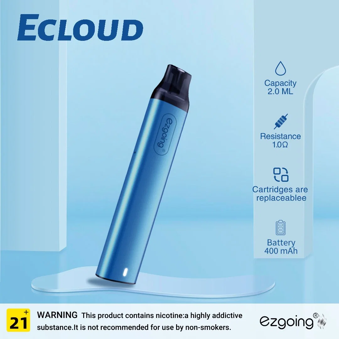 Wholesale/Supplier Vape Pen Ezgoing Ecloud Good Quality OEM Disposable/Chargeable Electronic Cigarette Wholesale/Supplier 600 Puffs Wholesale/Supplier Disposable/Chargeable E Cig Mini Electric