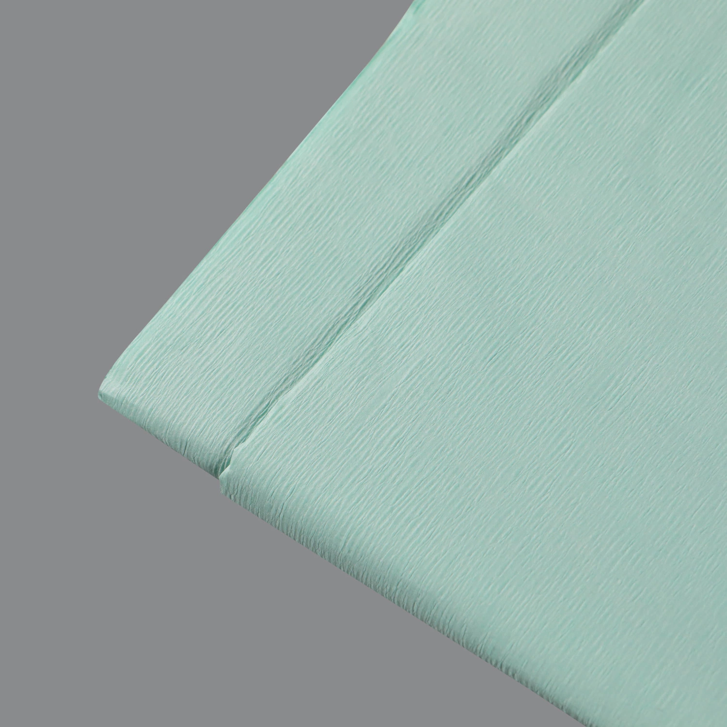 Medical Crepe Paper for Hospital Bed Use Green Disposable Professional Equipment