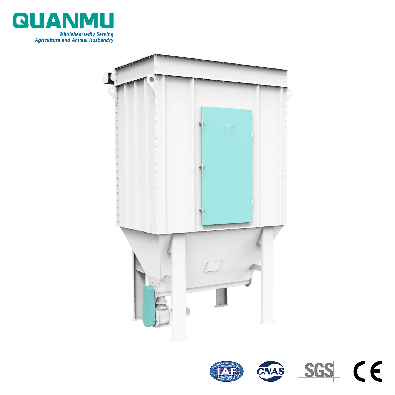 Square High Pressure Jet Round Bag Industrial Air Dust Remover for Animal Feed Production Line Centralized Dedusting Machine