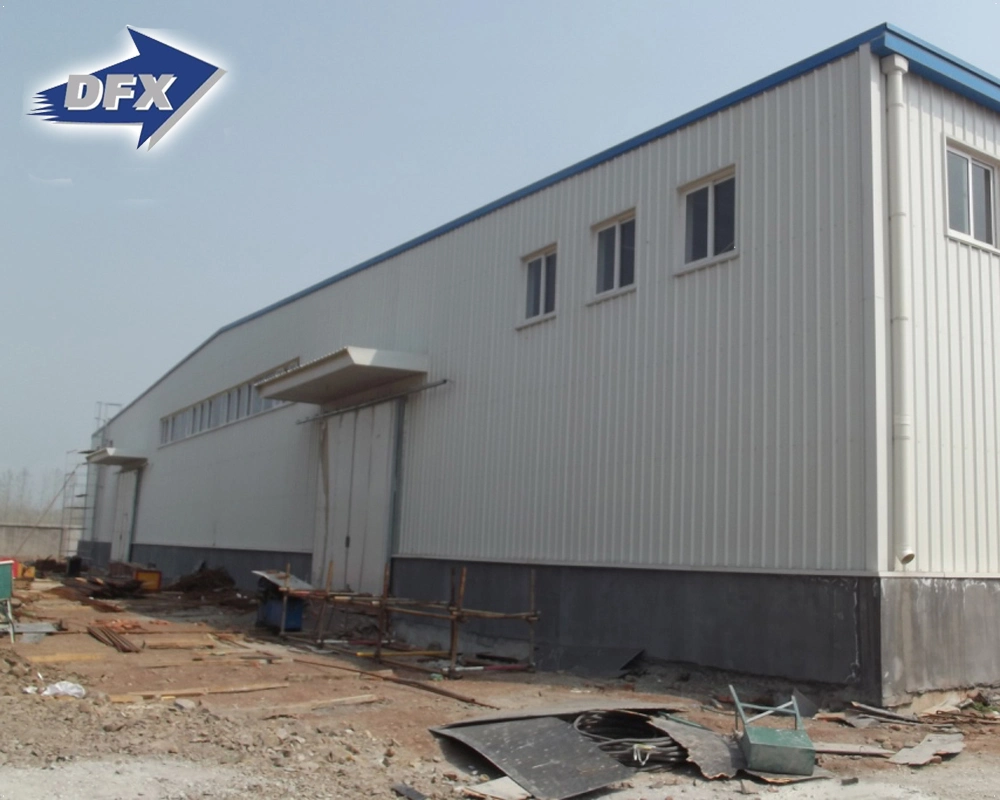 China Clear Span Pre Engineering Fabric Steel Structure Workshop Modular Building