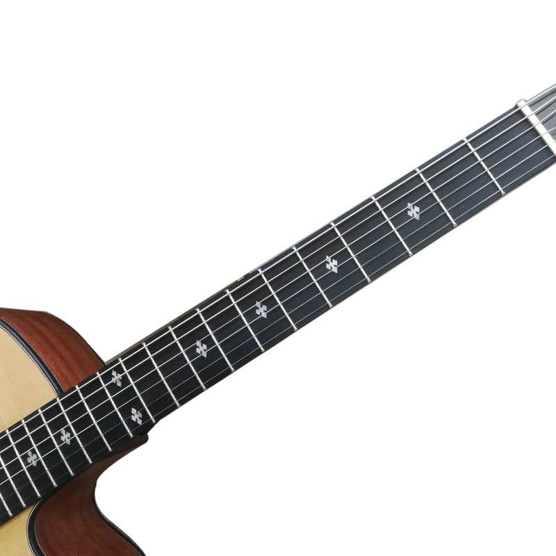 Marca Aiersi bajo precio de 41 pulgadas superior sólida Dreadnaught Guitarra acústica