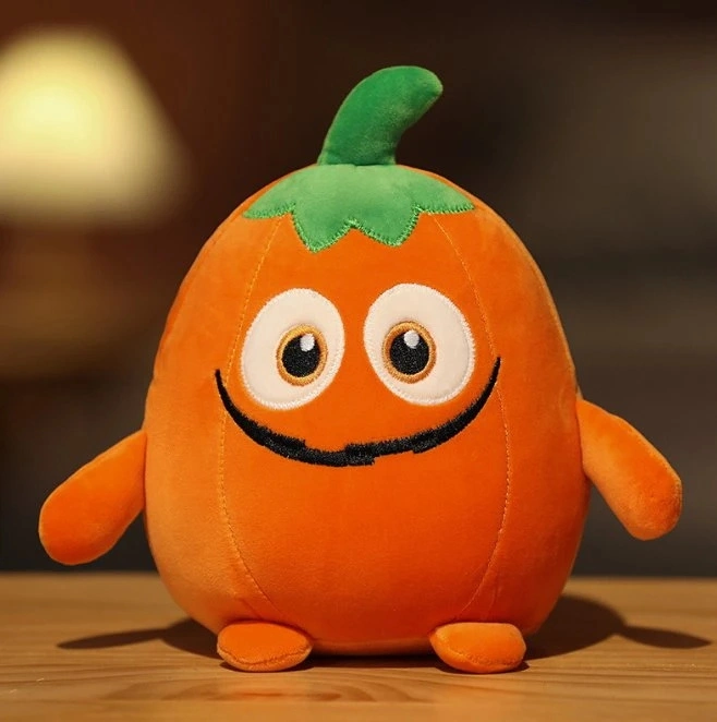 New Custom Cute Décoration Halloween Soft des jouets en peluche cadeau promotionnel de citrouille