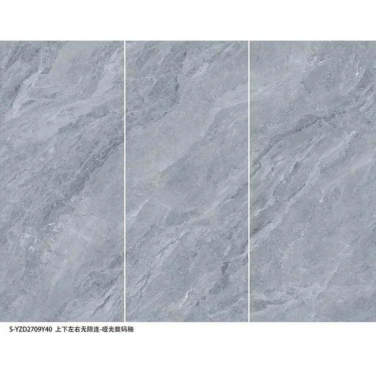 Matte Modern Grey Marble Tile Porcelain Slabs Big Sintered Stone Tile