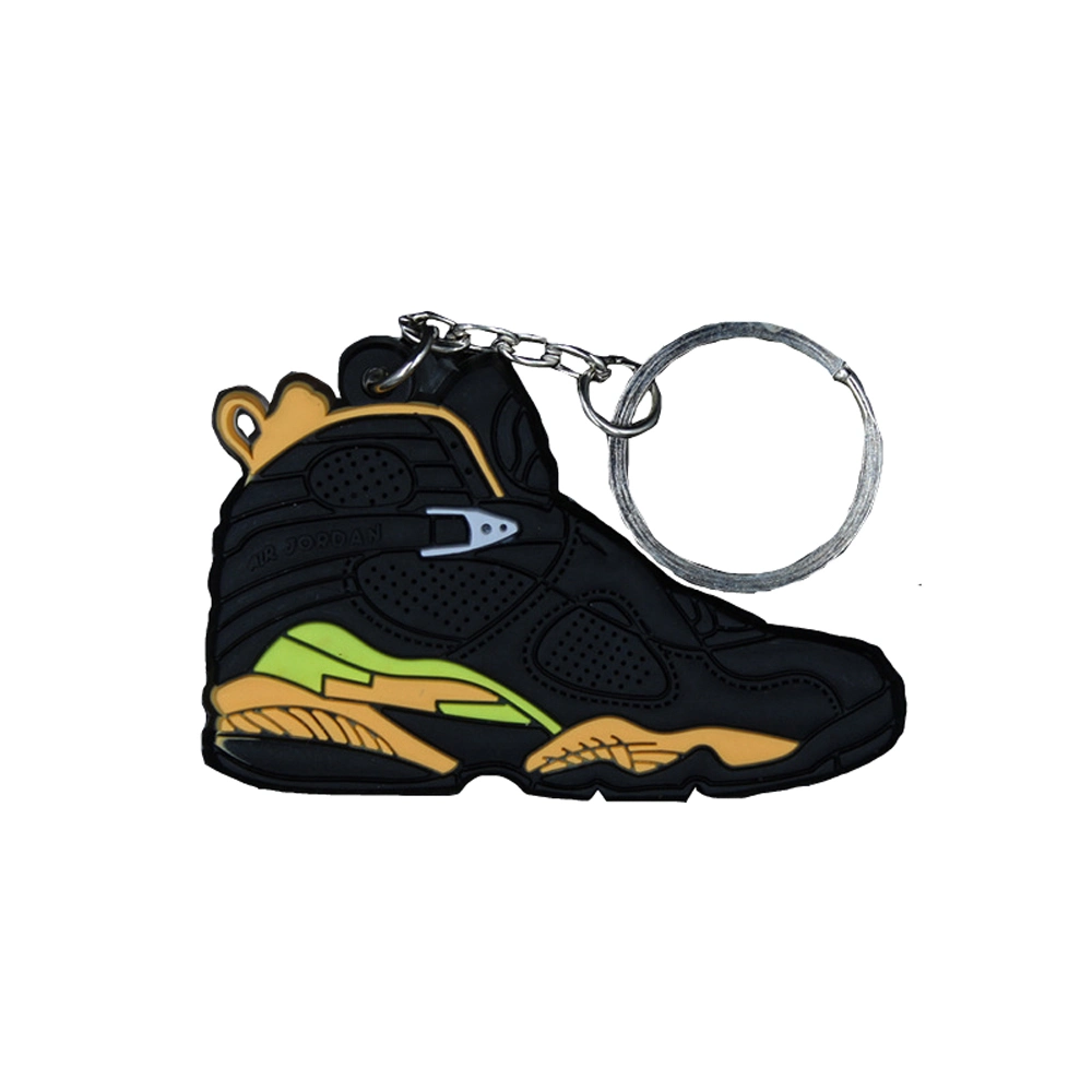 Pantone Color and Rubber Material Sneaker Keychain