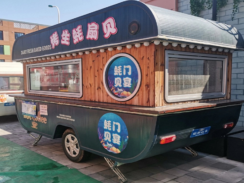 CE Certificate Personalized Large Vintage Food Van