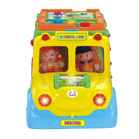 Los niños de educación para niños juguetes intelectual School Bus Juguetes