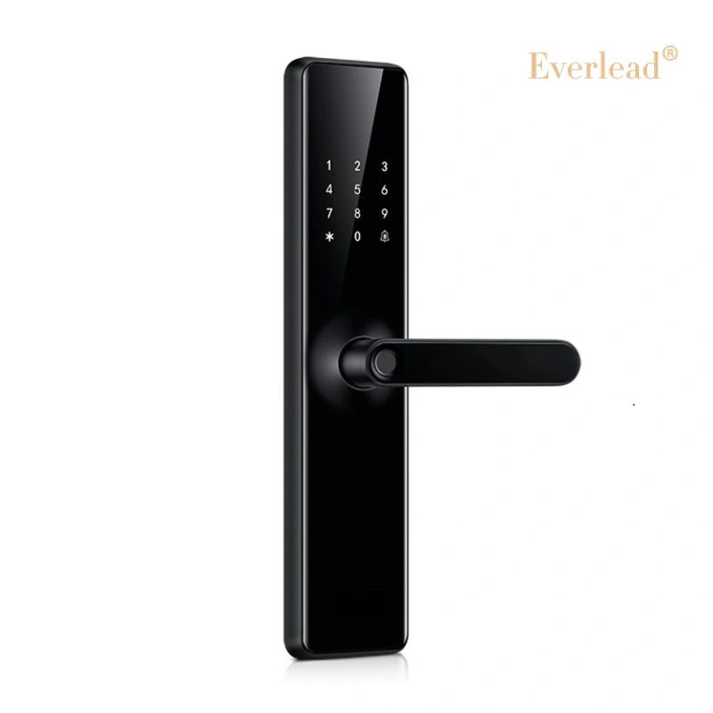 Fingerabdruck-Sperre WiFi Touchscreen IC-Karte Digital Smart Locks Mit mechanischem Schlüssel für Tuya Home Security Smart Door Lock