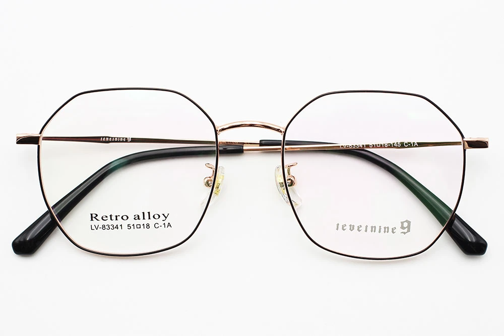 New Designer Luxury High End Rose Gold Glasses Frames