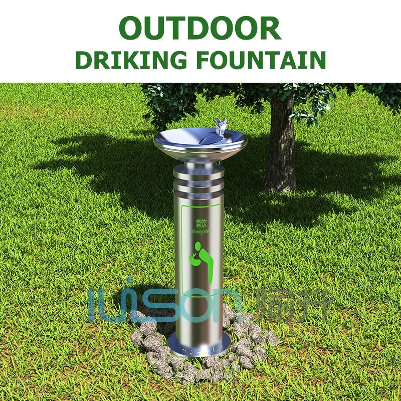 Floor Standing Stainless Outdoor Drinking Fountain for Park Street Water Dispenser