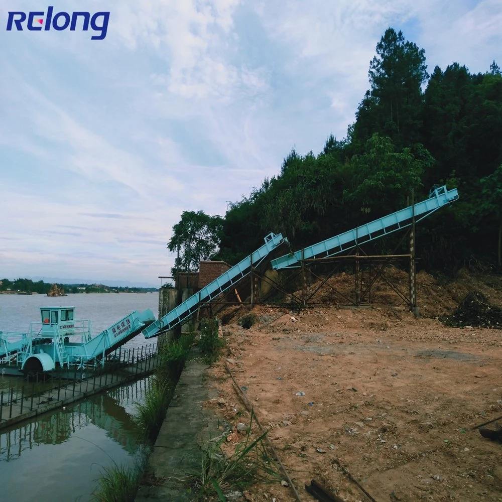 Limpeza de rios Barco / Barco de Corte Automático / Lavagem de ervas daninhas aquáticas / Limpeza de detritos do Lago Máquinas de colheita