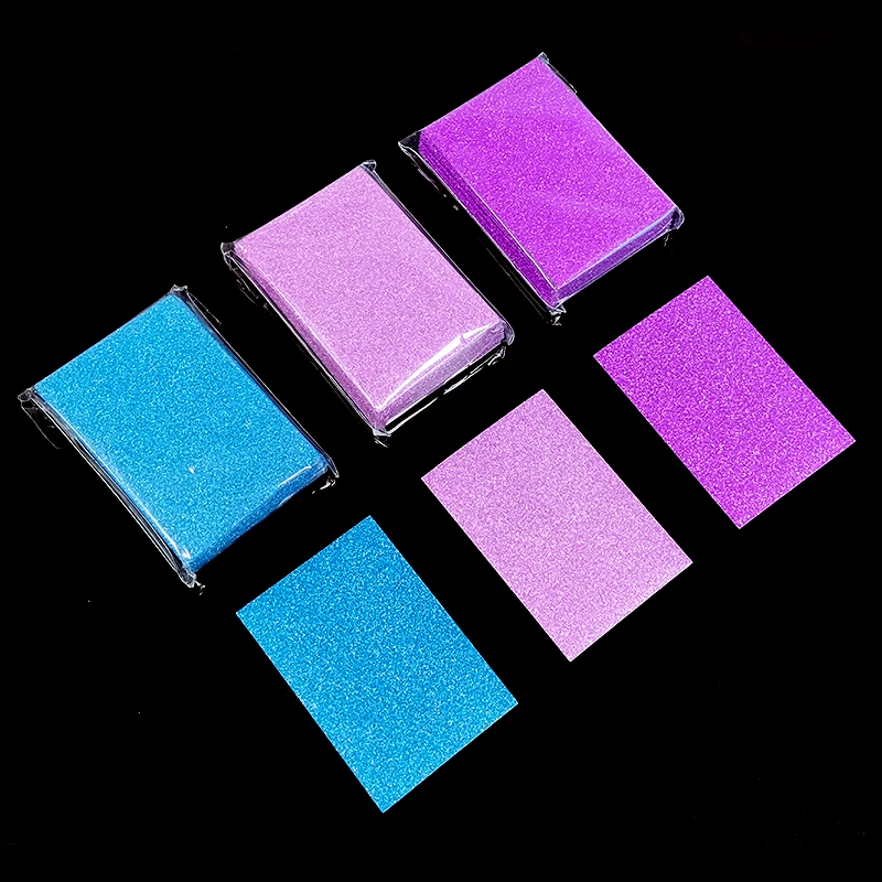 Custom Art Printed 50PCS Soft Laser Waterproof Trading Game Hologram Yugioh Holographic Card Sleeve