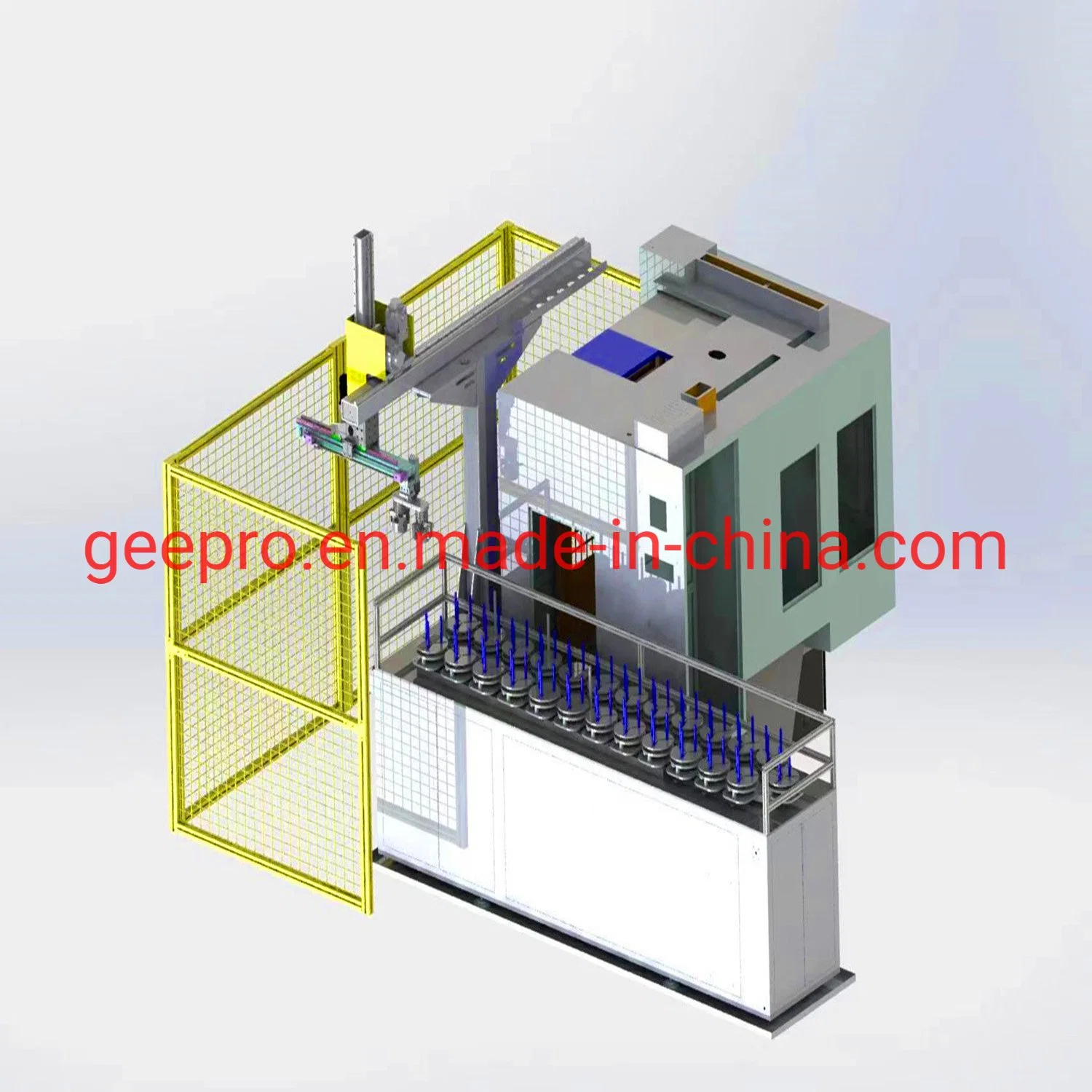 G400 6 Achse CNC-Zahnfräsmaschine mit Automatisierungsring Lader