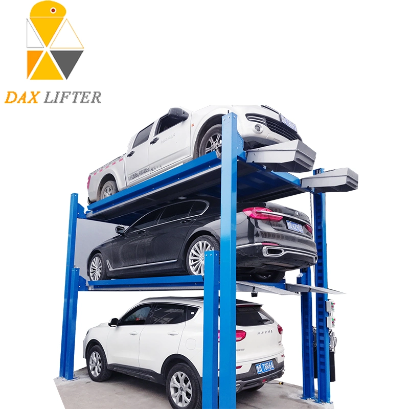 Equipamento de oficina 3 Inteligente Post de plataforma dupla carro Elevador Estacionamento automático do sistema de auxílio ao estacionamento