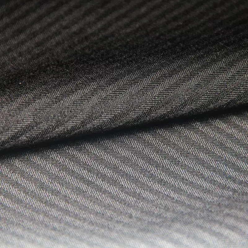 Textil für Futter 80 Polyester 20 Baumwolle 133X72 Fischgrätgrau Stoffgewebe