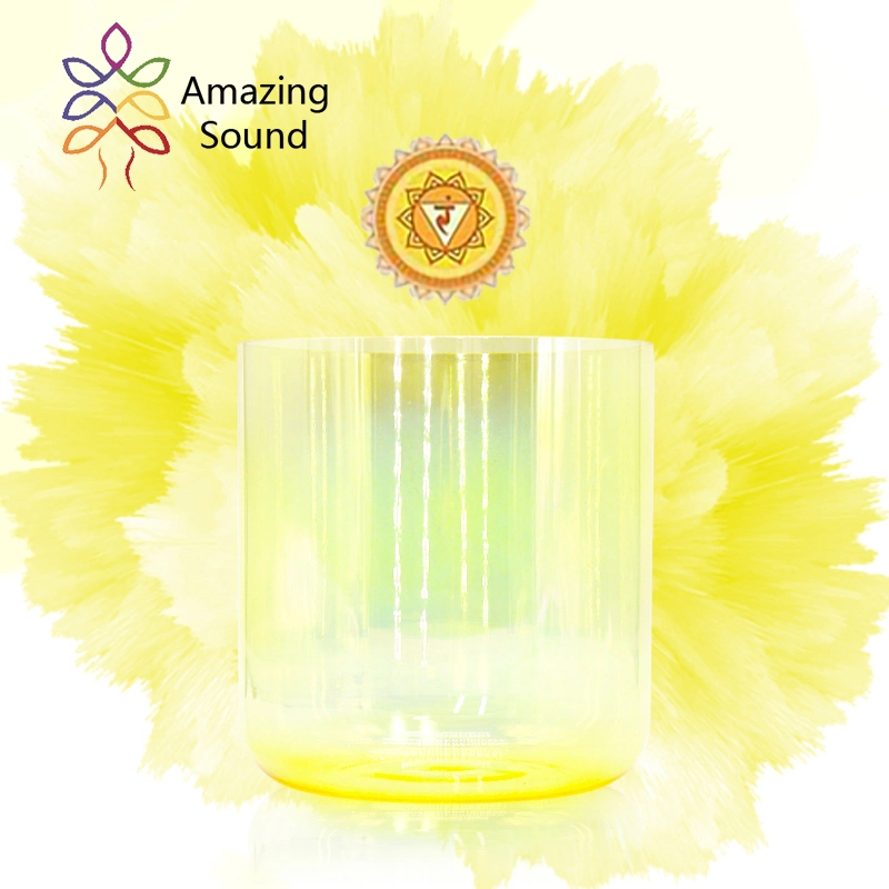 New Cosmic Light Colorful Crystal Singing Bowl Set Sound Healing Singing Bowl Meditation Set