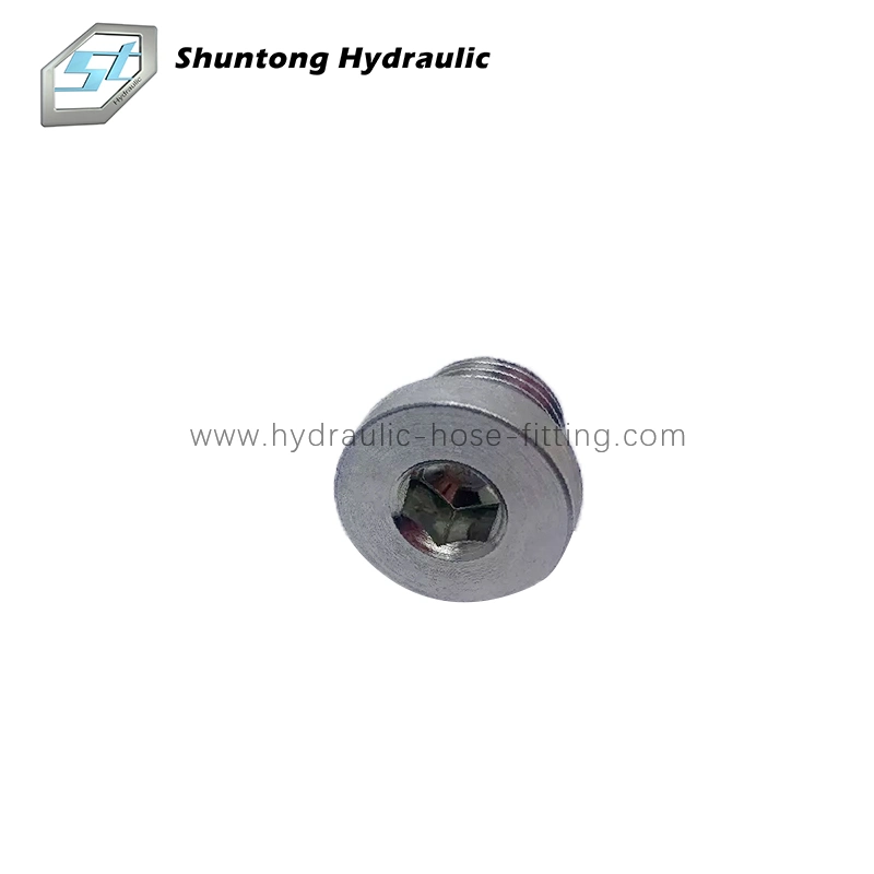 Hydraulic Fluid Equipment, Metric Male Captive Seal Hollow Hex Plug, Hose Adapter