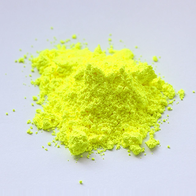 Couleur populaire jaune lumineux Ral1026 polyester peinture de revêtement époxy polyester Revêtement en poudre
