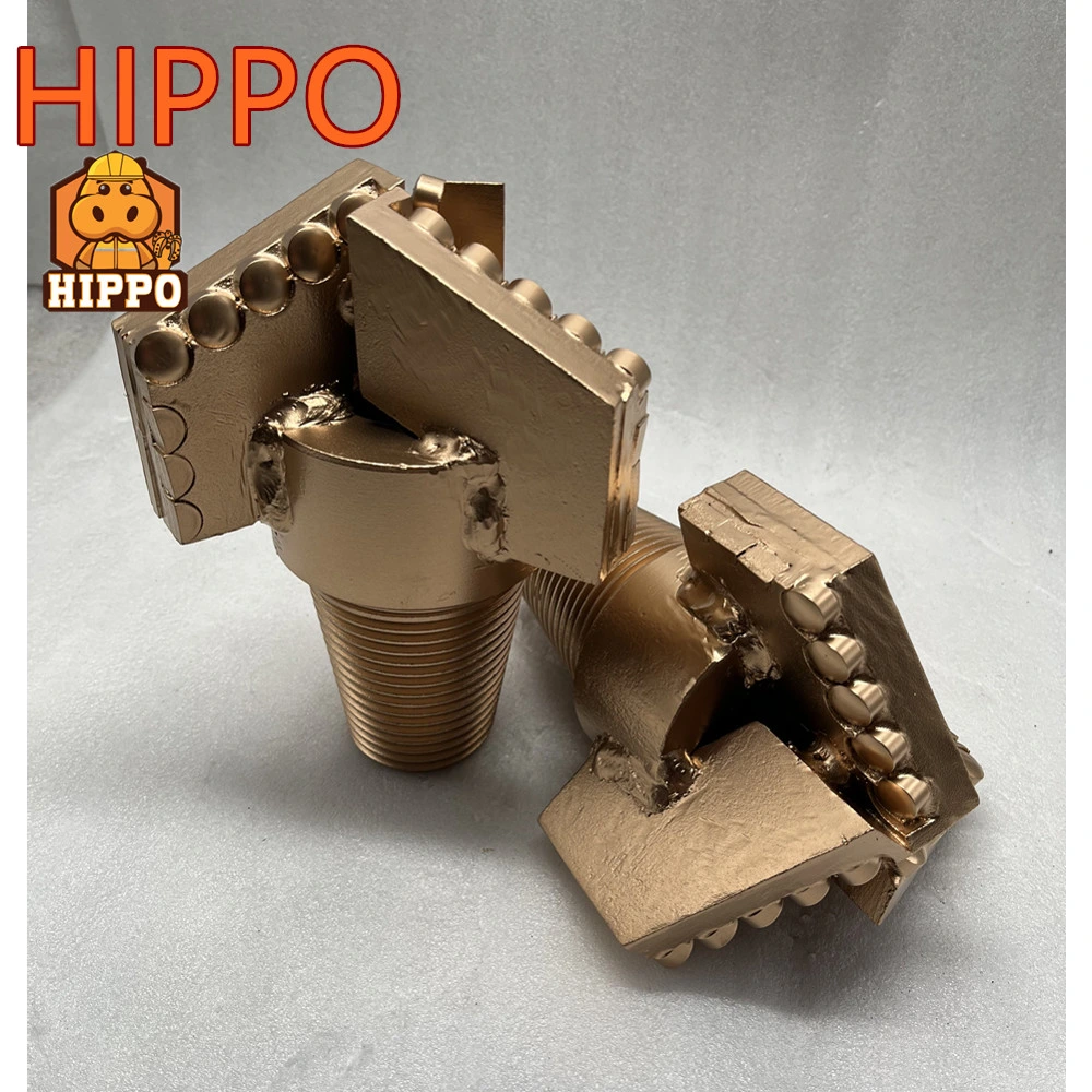 Hippo 400 mm Three-Wing Forged PDC Step Drag Bits for Water Well Drill