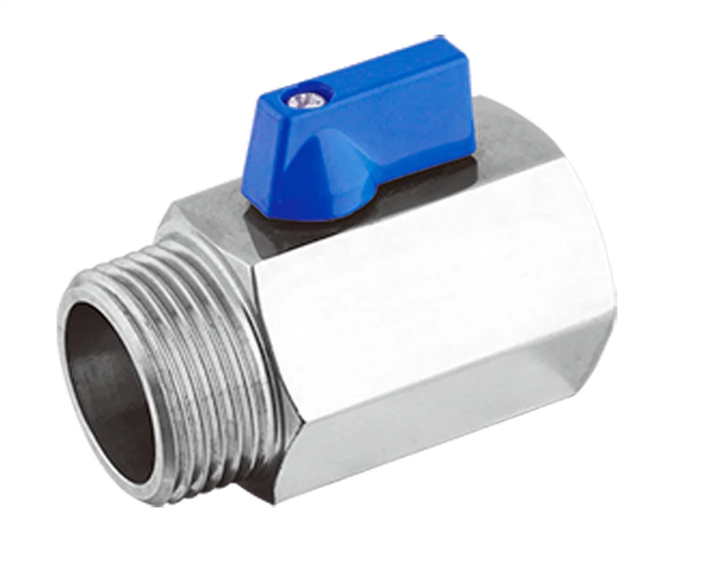 F/M Reduce Port Blow-out Proof Stem External Polished Mini Ball Valve