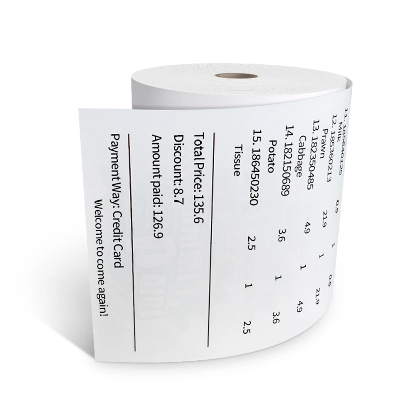 Printer POS ATM Machine Use Clearly 80mm Thermal Paper Rolls